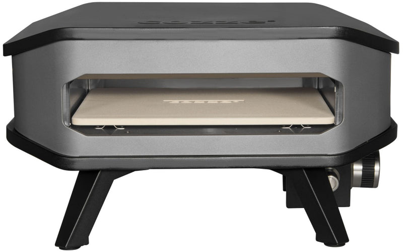Load image into Gallery viewer, Cozze Gas pizzaoven 13'' met pizzasteen 5kW zwart grijs
