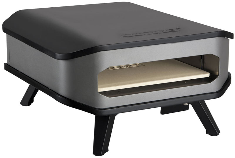 Load image into Gallery viewer, Cozze Gas pizzaoven 13'' met pizzasteen 5kW zwart grijs
