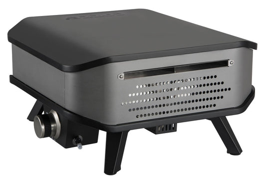 Cozze Gas pizzaoven 13'' met pizzasteen 5kW zwart grijs