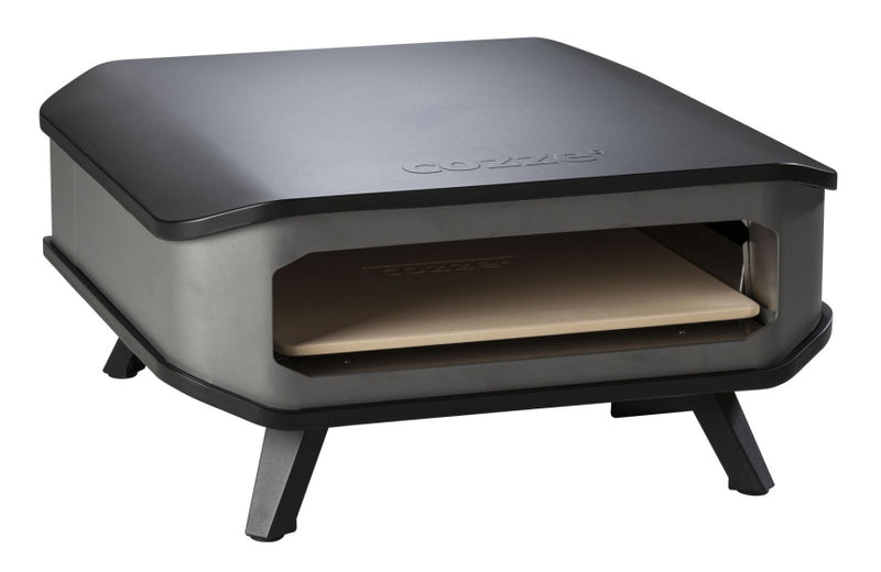 Load image into Gallery viewer, Cozze Gas pizzaoven 17'' met pizzasteen 8kW zwart grijs
