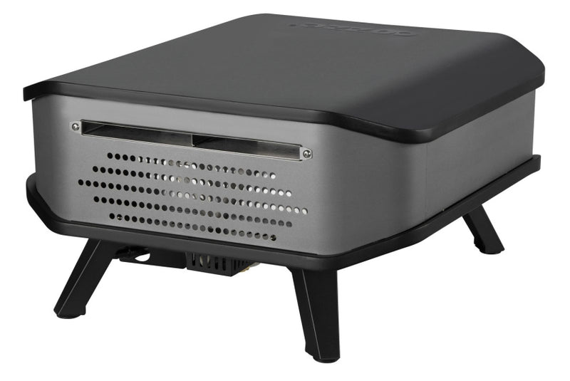 Load image into Gallery viewer, Cozze Gas pizzaoven 17'' met pizzasteen 8kW zwart grijs
