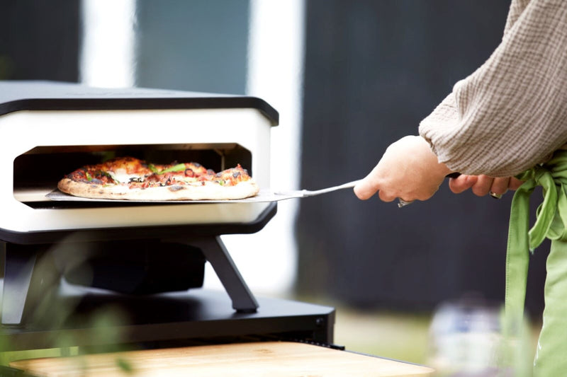 Load image into Gallery viewer, Cozze Pizzaschep Aluminium 65 cm zilver zwart
