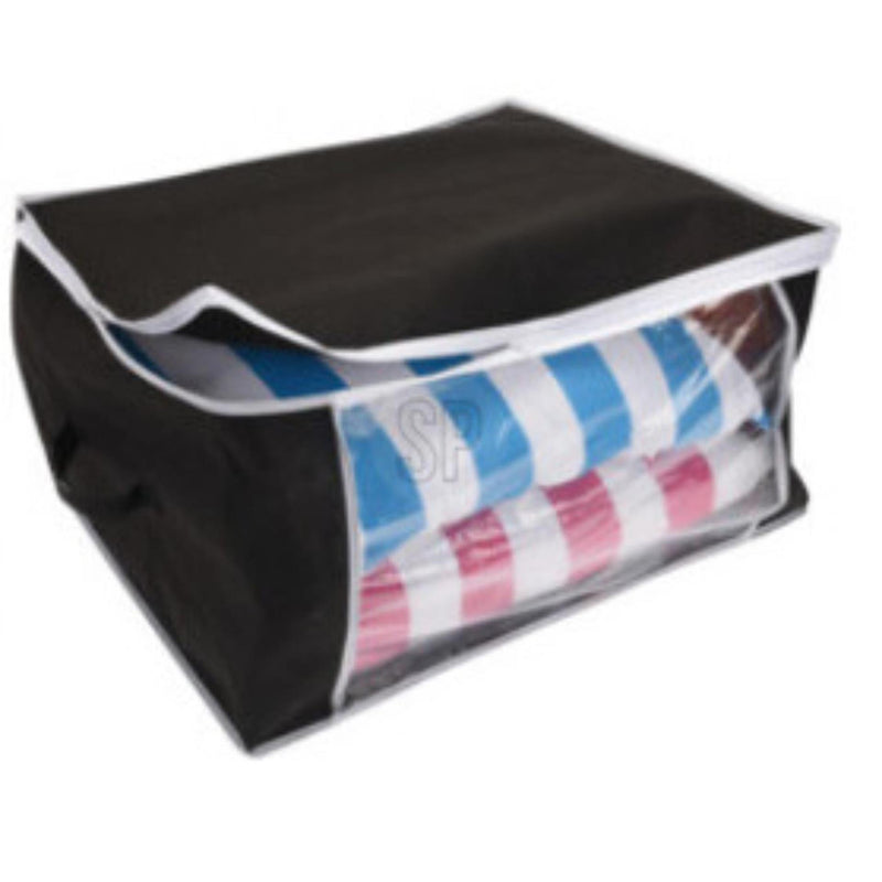 Laden Sie das Bild in Galerie -Viewer, Storage solutions opberghoes zwart 60x30x45cm
