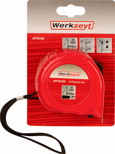 Con:p rolmeter 8m abs 25mm euro - cpt701258