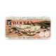 Craft id houten kralenset met koord, 130 gram