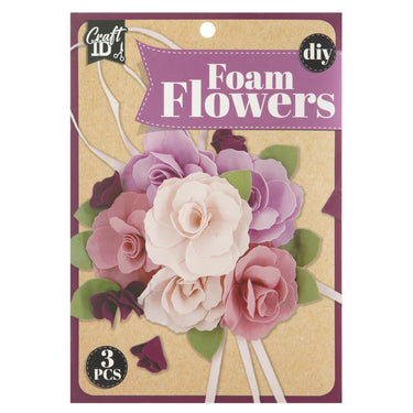 Craft id maak je eigen foam bloemen 3 ass.