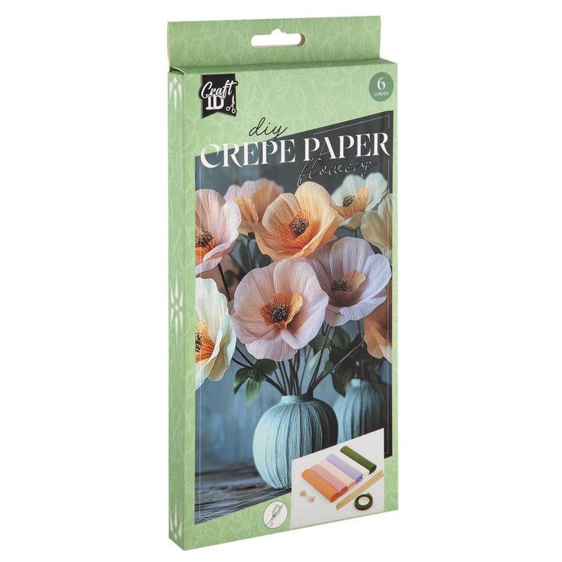 Afbeelding laden in galerijviewer, Craft id crepe bloemen knutselset
