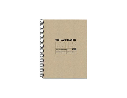Miquelrius notitieboek - craft - a5 geruit - 120 blz