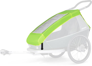 Croozer rain cover for children's bike trailer single-seater