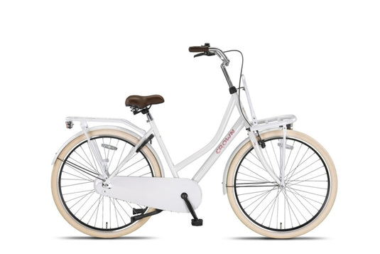 Crown holland 28 inch 53 cm dames terugtraprem wit