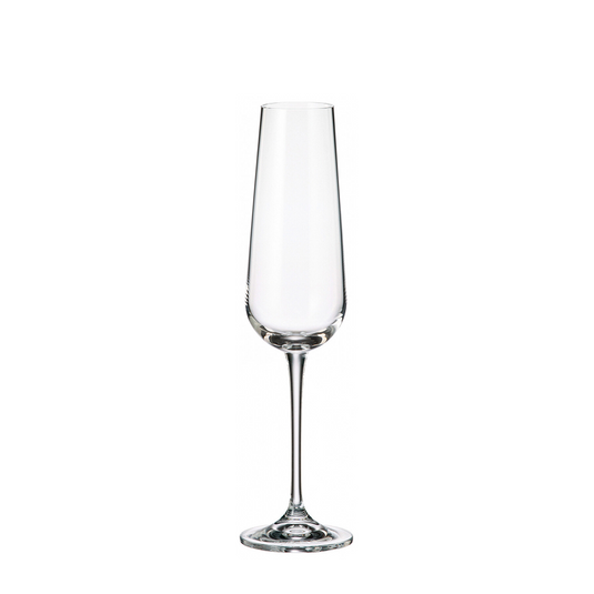 Crystal bohemia champagneglas ardea 220ml 6 stuks