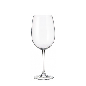 Crystal bohemia rode wijnglas fulica 640ml 6 stuks
