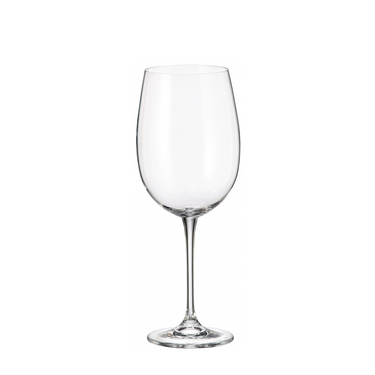 Crystal bohemia rode wijnglas fulica 640ml 6 stuks