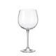 Crystal bohemia rode wijnglas fulica 670ml 6 stuks