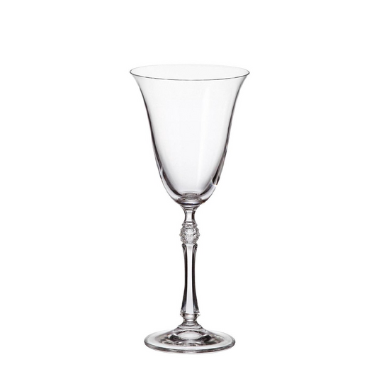 Crystal bohemia rode wijnglas parus 250ml 6 stuks