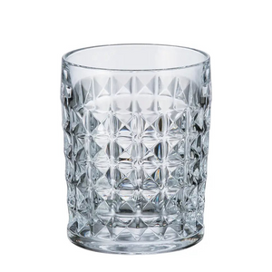Crystal bohemia tumblerglas diamond 230 ml 6 stuks