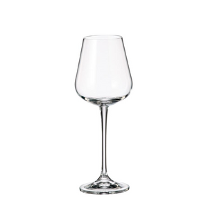 Crystal bohemia witte wijnglas ardea 260 ml 6 stuks