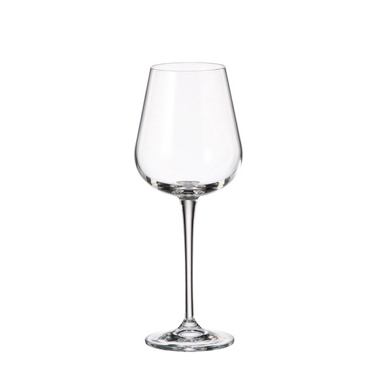 Crystal bohemia witte wijnglas ardea 330 ml 6 stuks