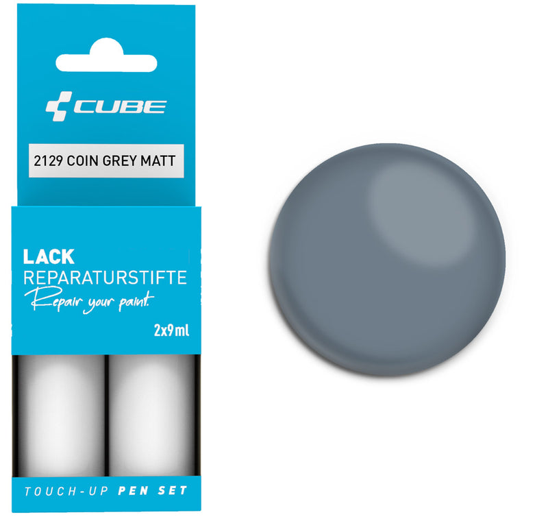 Load image into Gallery viewer, Cube touch-up pen set coin grey matt
