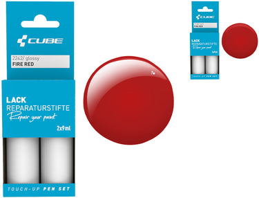 Cube touch-up pen set fire red