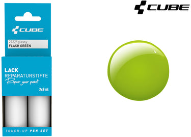Cube touch-up pen set flash green