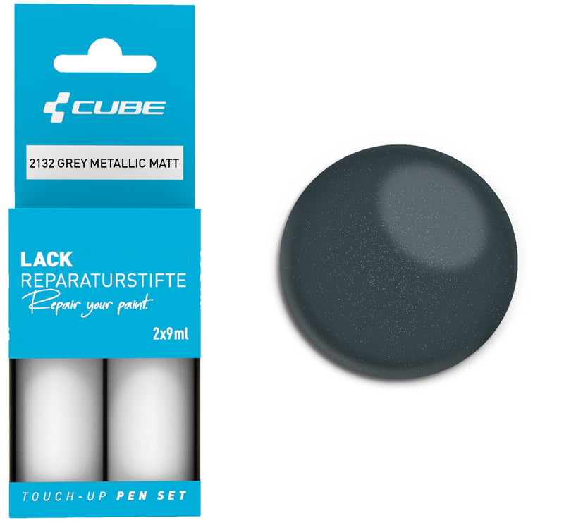 Load image into Gallery viewer, Cube touch-up pen set grey metallic matt
