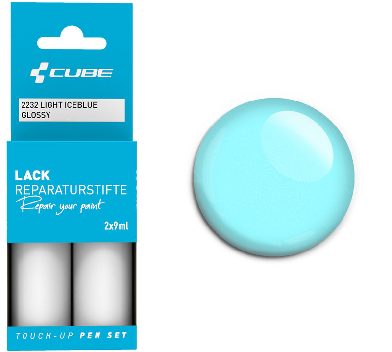 Load image into Gallery viewer, Cube touch-up pen set light iceblue glossy
