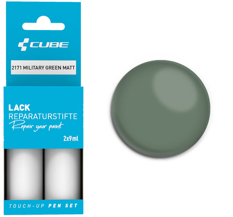 Load image into Gallery viewer, Cube touch-up pen set military green matt
