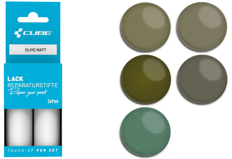 Load image into Gallery viewer, Cube touch-up pen set olive matt

