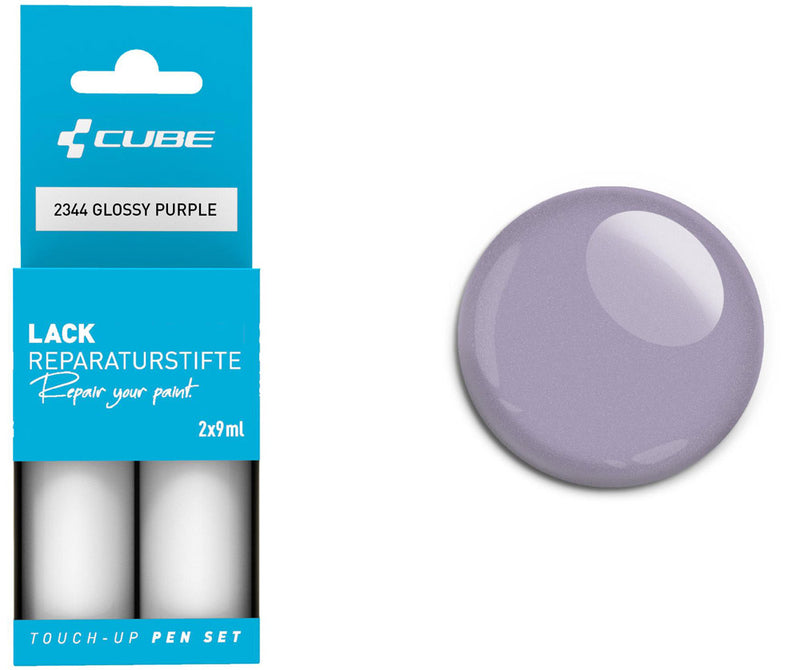 Load image into Gallery viewer, Cube touch-up pen set purple glossy
