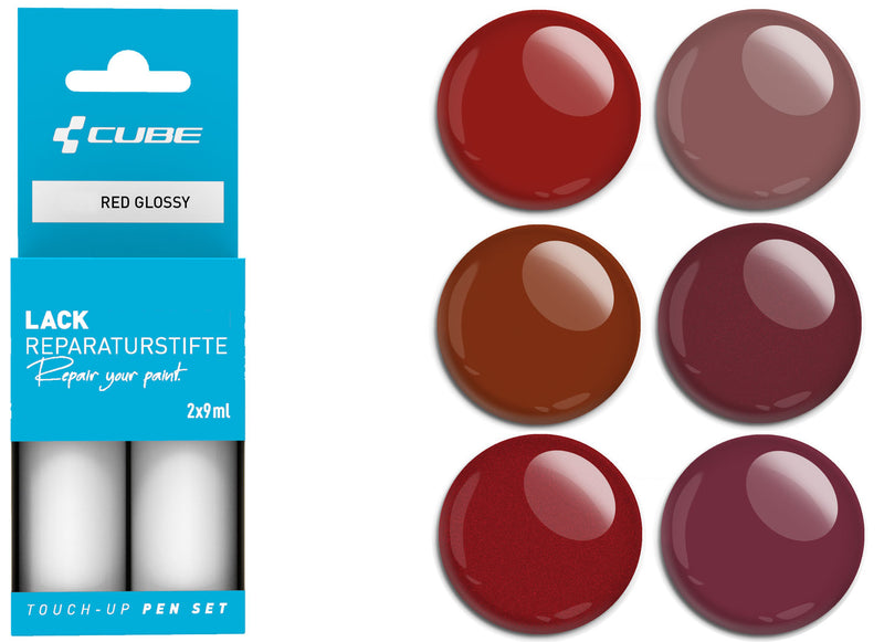 Load image into Gallery viewer, Cube touch-up pen set red glossy | #2303
