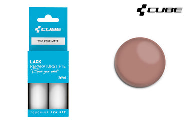 Cube touch-up pen set rose matt
