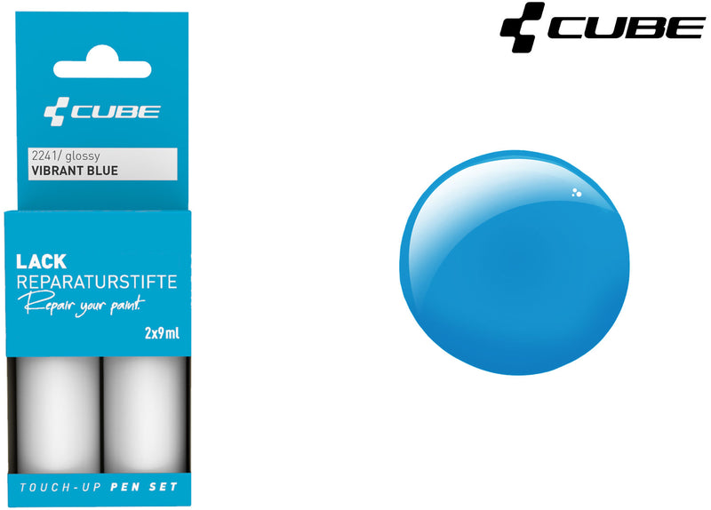 Load image into Gallery viewer, Cube touch-up pen set vibrant blue
