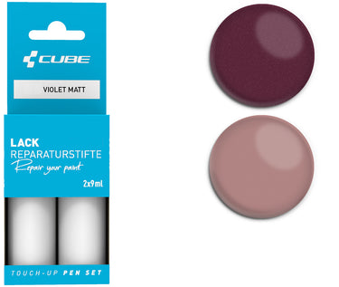 Cube touch-up pen set violet matt