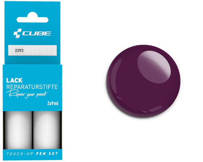 Load image into Gallery viewer, Cube touch-up pen set wine glossy
