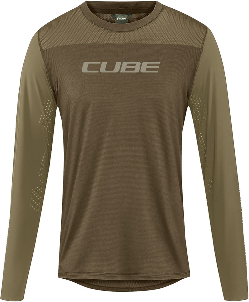 Load image into Gallery viewer, Cube round neck pro tm - mtb long sleeve jersey
