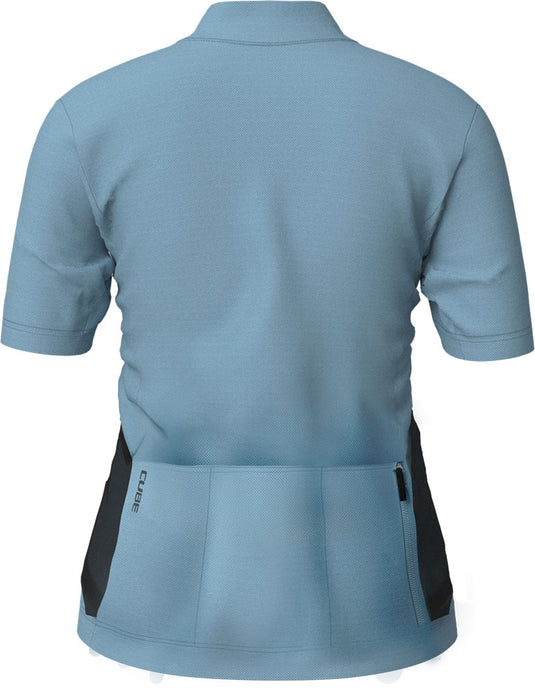 Cube gravel cargo full zip - women's jersey