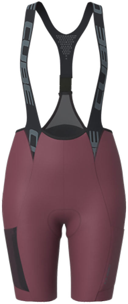 Load image into Gallery viewer, Cube gravel cargo - women's bib shorts with pad
