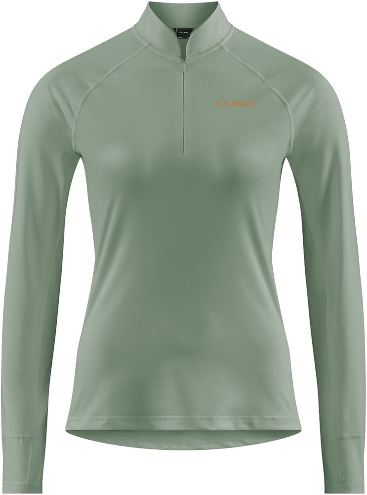 Chargez l'image dans la visionneuse de la galerie, Cube half zip - women's long sleeve jersey
