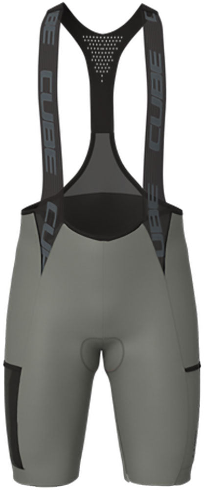Load image into Gallery viewer, Cube gravel cargo - bib shorts with pad

