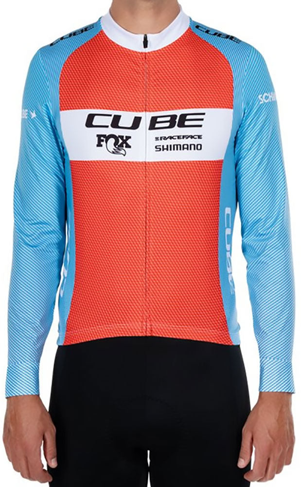 Load image into Gallery viewer, Cube road xc x factory racing - long sleeve jersey
