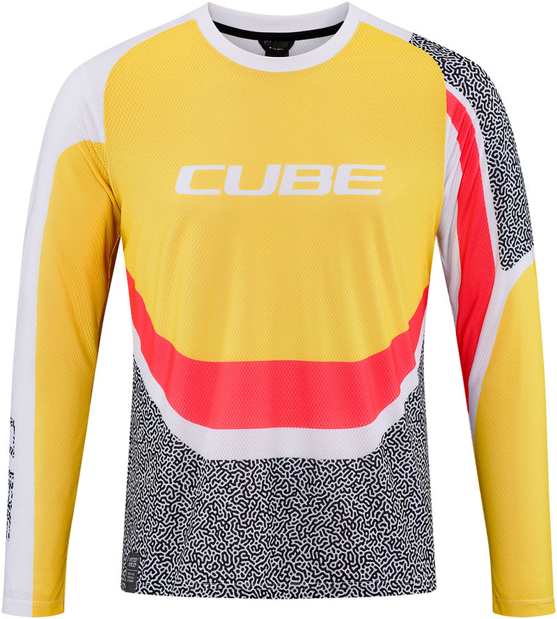 Load image into Gallery viewer, Cube vertex round neck - mtb long sleeve jersey
