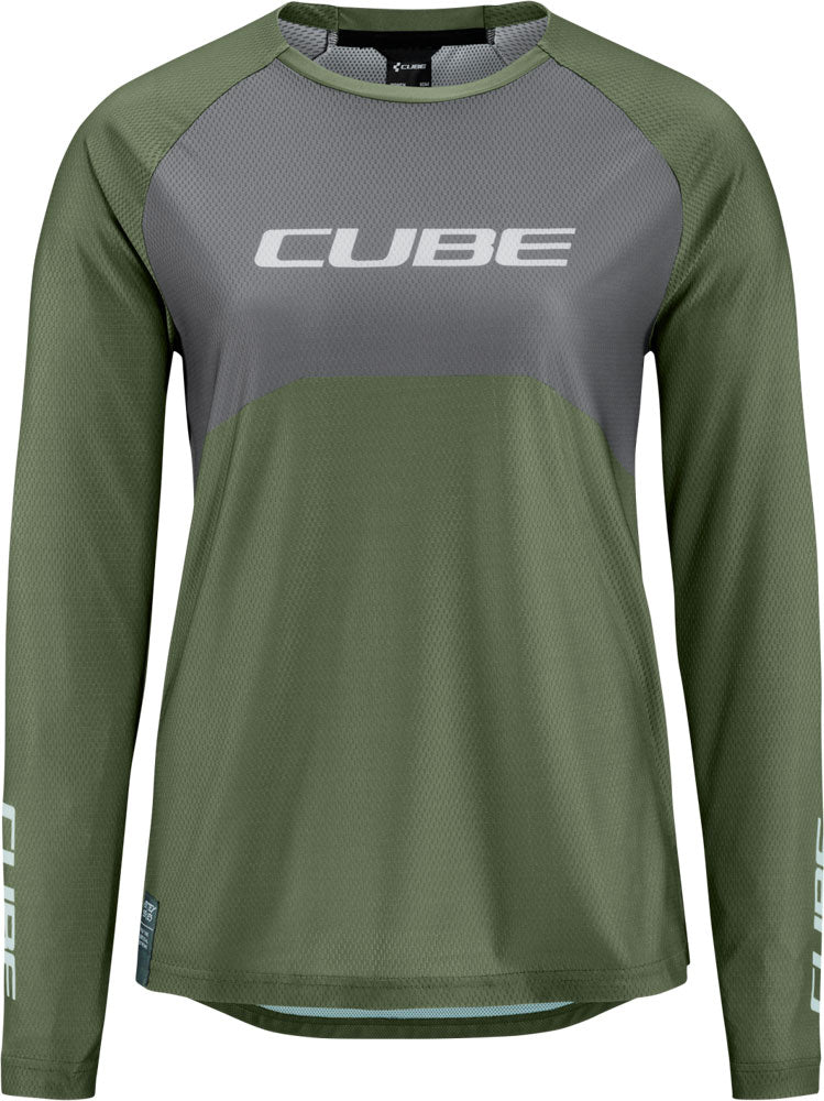 Load image into Gallery viewer, Cube vertex tm - women's long sleeve jersey
