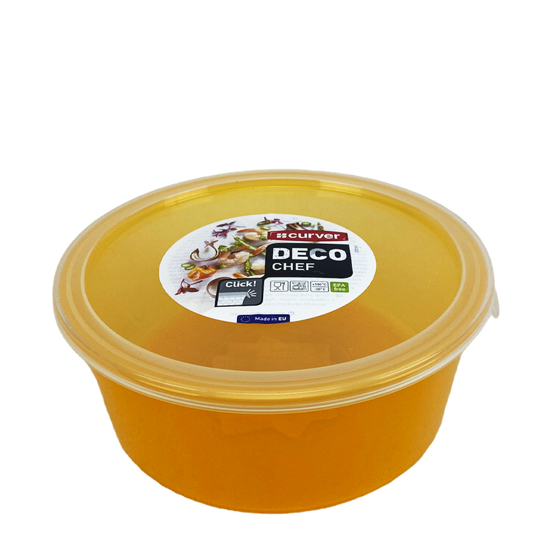 Load image into Gallery viewer, Curver deco chef oranje met deksel 1,3 liter
