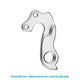 Union derailleurpad GH-122 met schroefset M4x0.7