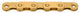 Kmc x-flat sl gold chain 12 13 fach 126gl waxed