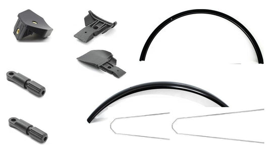 Batavus spatbord set finez e-go pt (f+r) zwart