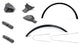 Batavus spatbord set finez e-go pt (f+r) zwart
