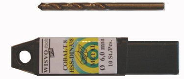 Wisvo grs boor 10.0mm hss cobalt