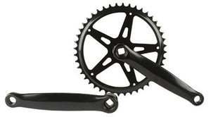 Hzb crankset kettingwiel staal 44t 1 8 + 3 32 170 mm -1 mm zwart